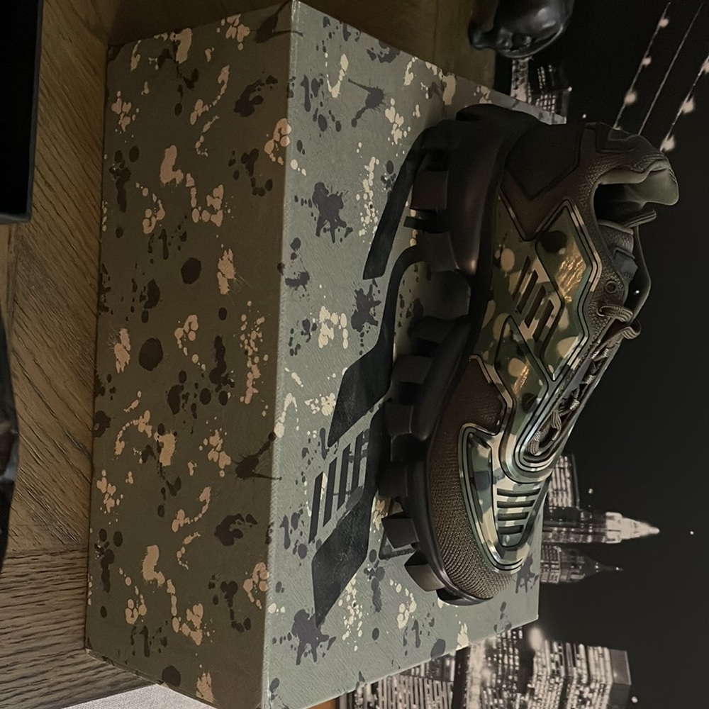 Prada camo sneakers